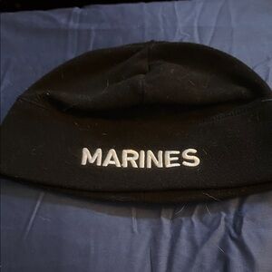 Marines Black Beanie